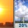 Monday: Mostly Sunny then Slight Chance Showers And Thunderstorms