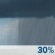 Tuesday: Chance Rain Showers then Chance Showers And Thunderstorms