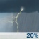 This Afternoon: A slight chance of showers and thunderstorms. Mostly cloudy, with a high near 70. Northeast wind around 6 mph. Chance of precipitation is 20%. This Afternoon: Slight Chance Showers And Thunderstorms